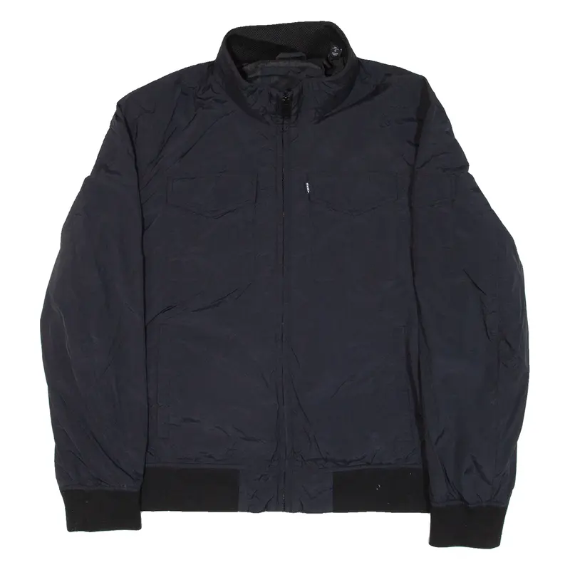 Dkny Mens Jacket Blue Nylon L 1