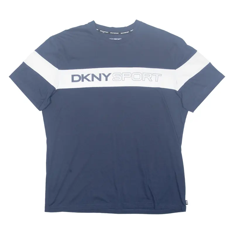 Dkny Sport Mens T-Shirt Blue L 1