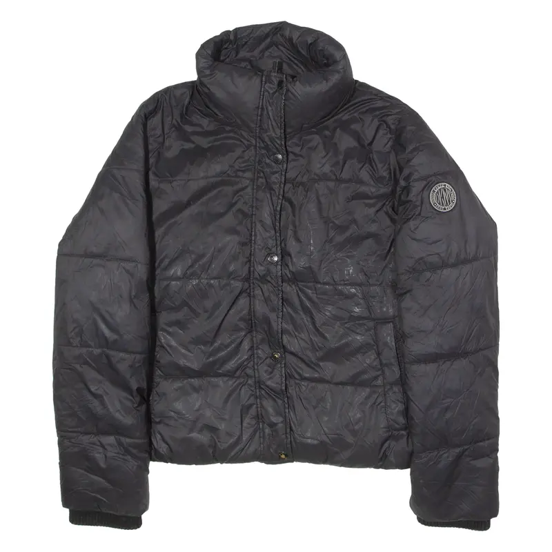 Dkny Sport Womens Puffer Jacket Black L 1