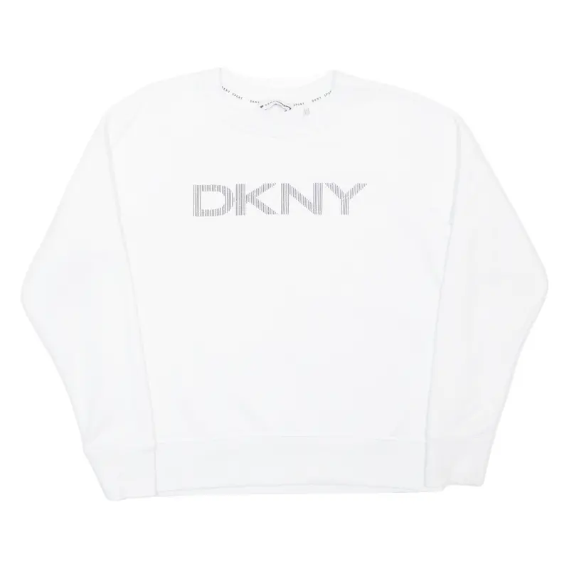 Dkny Sport Womens Sweatshirt White Xs 1