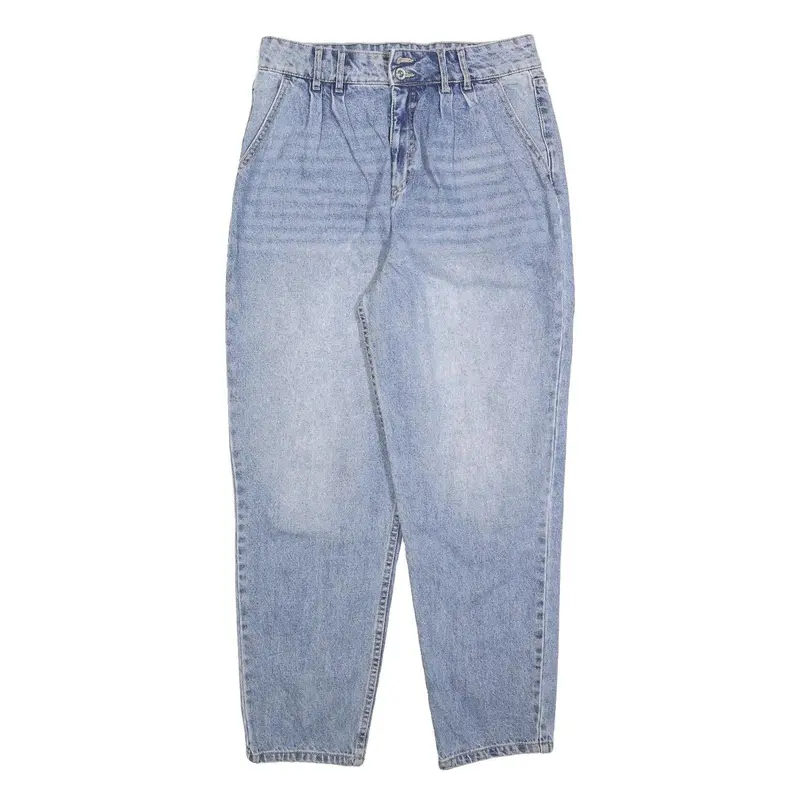 Dkny Womens Jeans Blue Relaxed Mom Denim Light W28 L28 Comfortable Casual 1