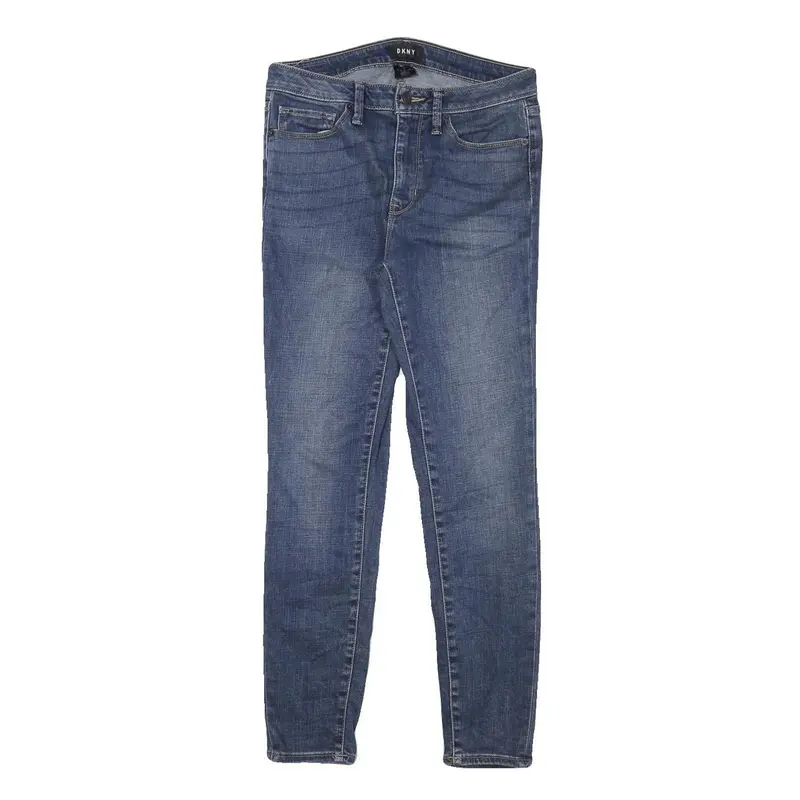 Dkny Womens Jeans Blue Slim Skinny Denim Medium W28 L27 Stretch Cotton Blend 1