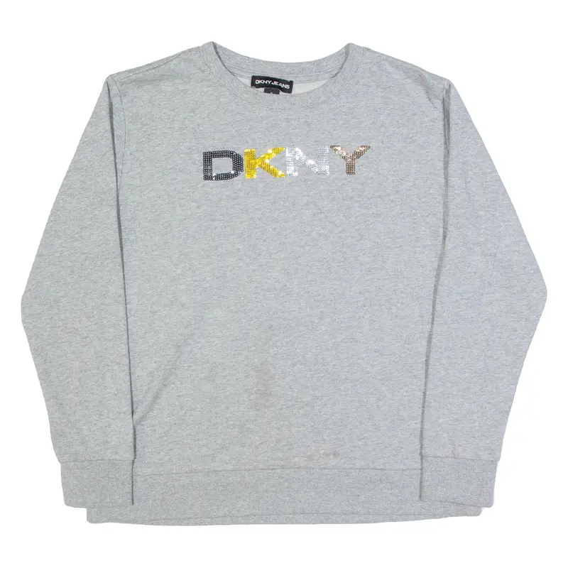 Dkny Womens Sweatshirt Grey S 1