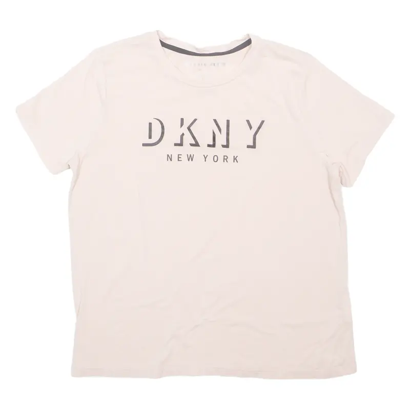 Dkny Womens T-Shirt Pink M 1