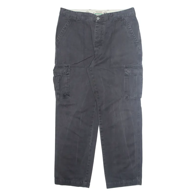 Dockers Cargo Workwear Mens Trousers Grey Regular Straight W38 L32 1