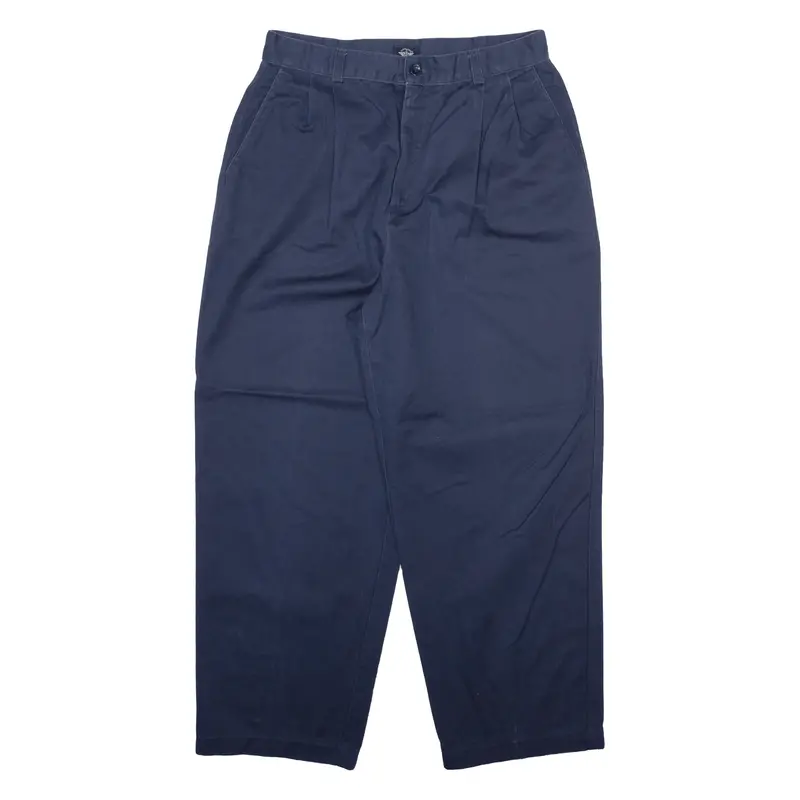 Dockers Khaki Womens Trousers Blue Relaxed Tapered W28 L25 1