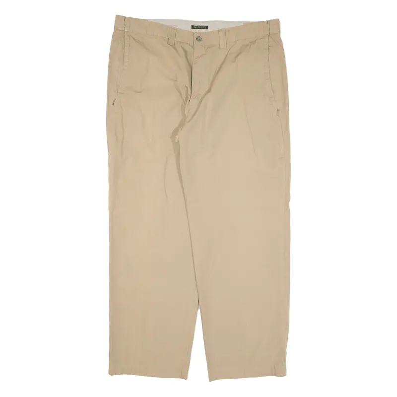 Dockers Mens Trousers Beige Relaxed Straight W37 L29 1