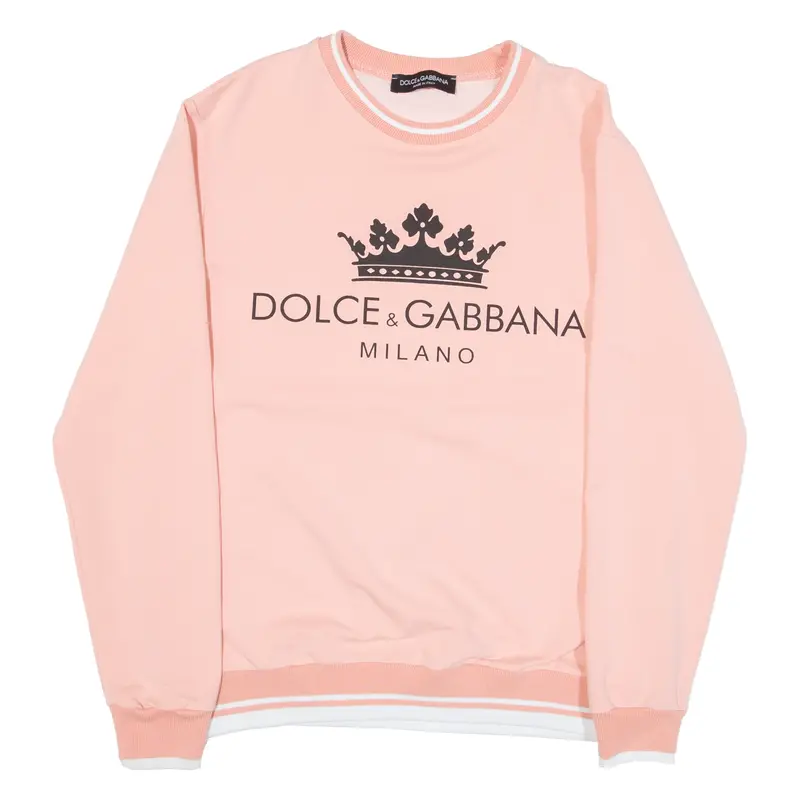 Dolce & Gabbana Mens Sweatshirt Pink M 1