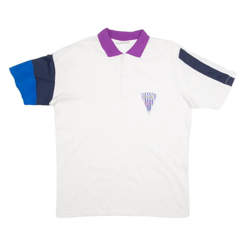 Dunlop Fashion Mens Polo Shirt White L 1