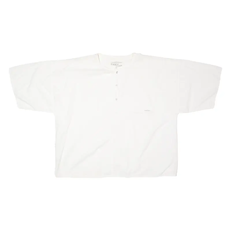 Eagle Force Pullover Mens Plain Shirt White 90S 2Xl 1