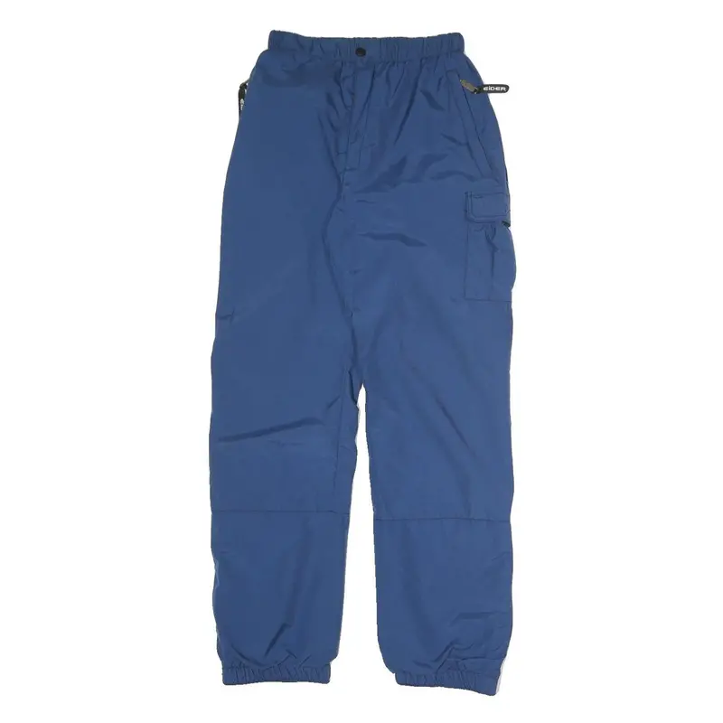 Eider Mens Blue Polyester Blend Relaxed Trousers W24 L30 Zip Closure Outdoor 1