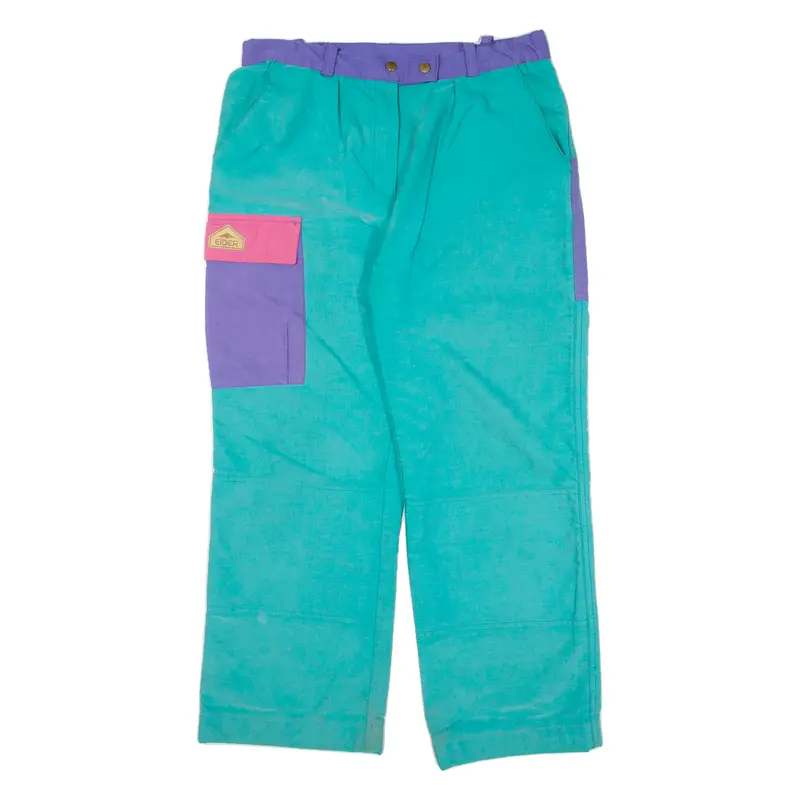 Eider Womens Trousers Blue Relaxed Straight W30 L24 1