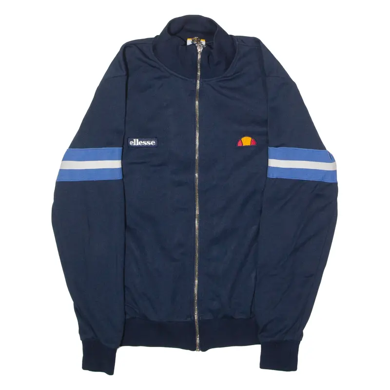Ellesse Mens Track Jacket Blue Striped S 1