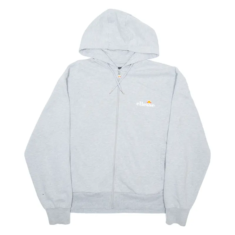 Ellesse Womens Grey Hoodie Full Zip Uk 12 1