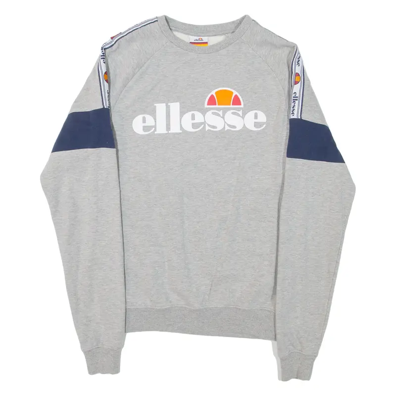 Ellesse Womens Sweatshirt Grey Uk 6 1