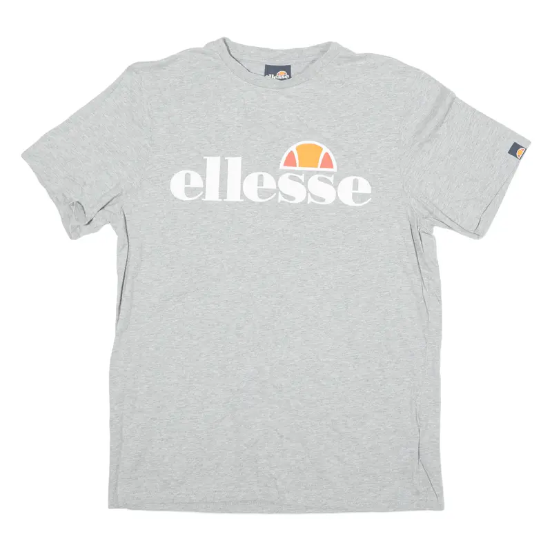 Ellesse Womens T-Shirt Grey Crew Neck Uk 12 1