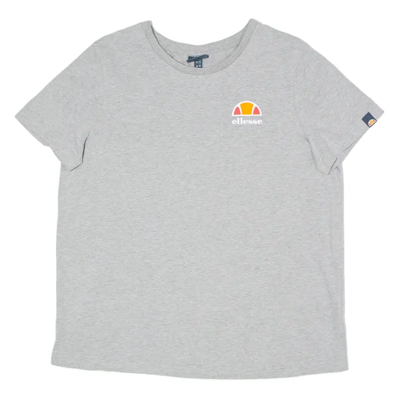 Ellesse Womens T-Shirt Grey Crew Neck Uk 14 1