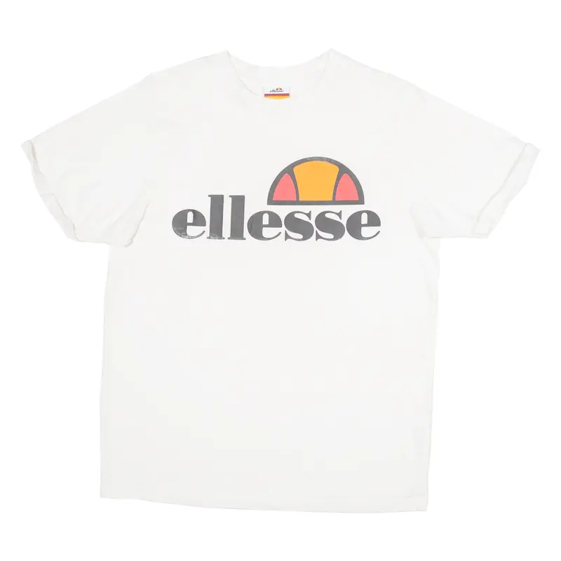 Ellesse Womens T-Shirt White Uk 10 1