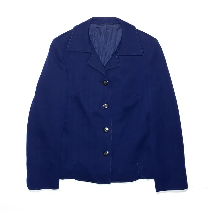 Elre Modell Zf Blue 90S Blazer Jacket Womens S 1