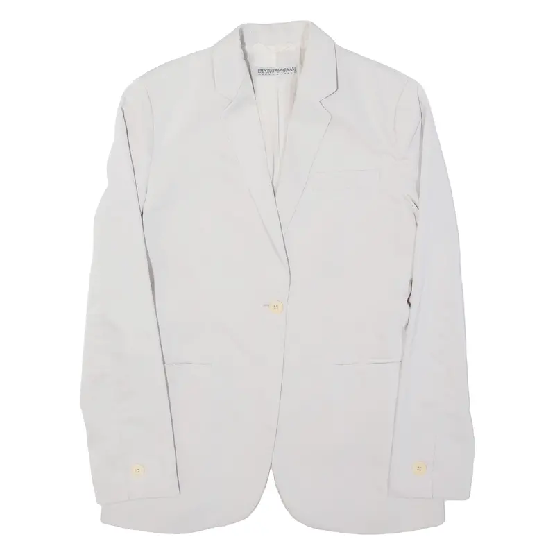 Emporio Armani Womens Blazer Jacket Beige S 1
