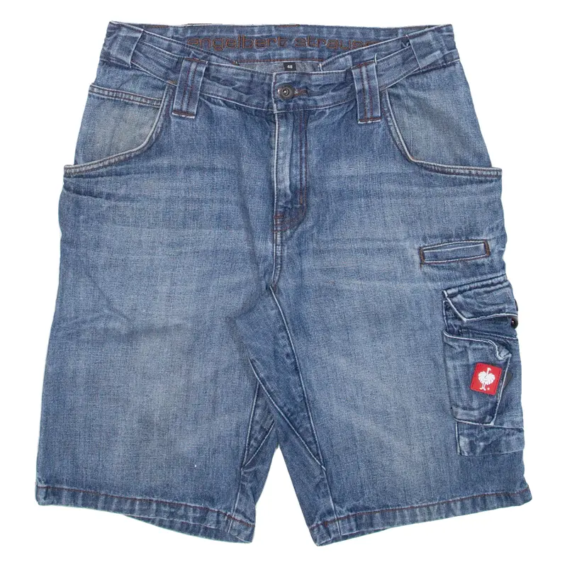 Engelbert Strauss Mens Denim Shorts Blue M W30 1