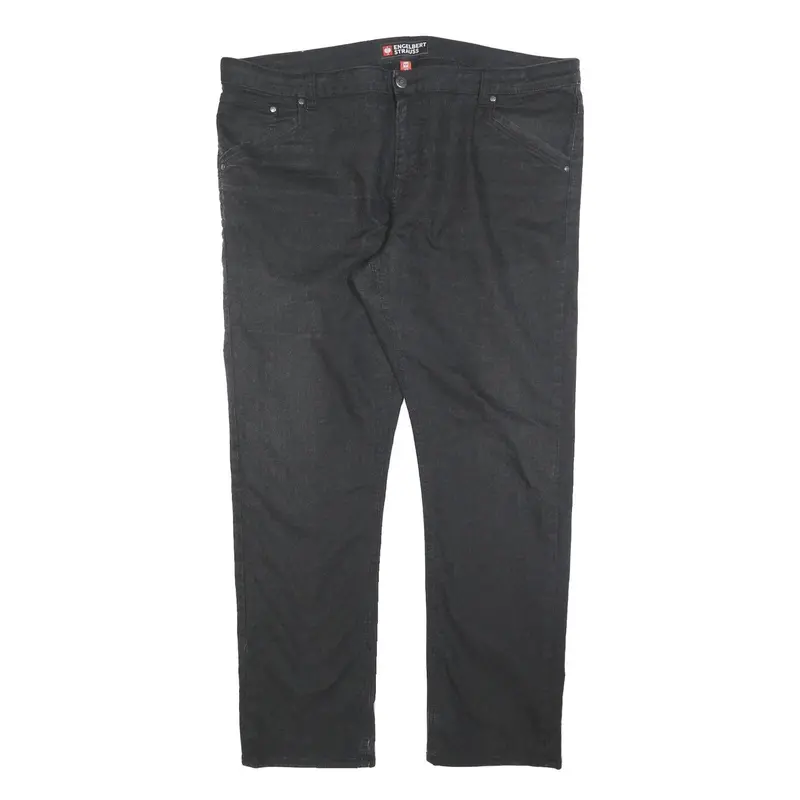Engelbert Strauss Mens Jeans Black Regular Straight Denim W46 L32 Workwear 1