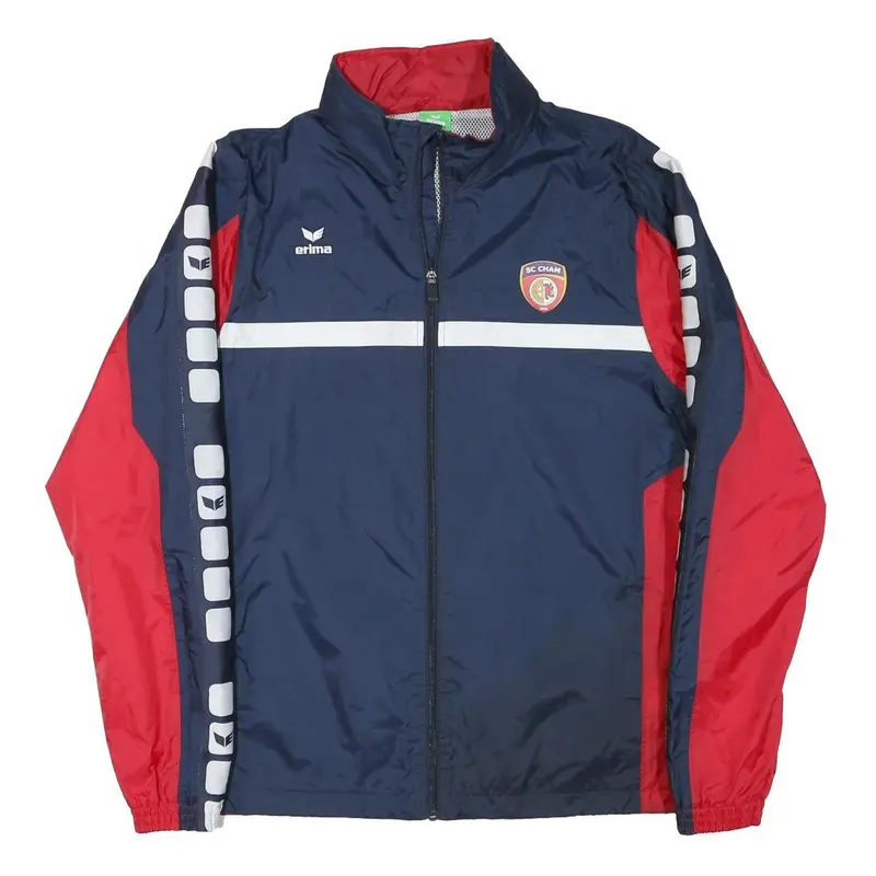 Erima Mens Blue & Red Sc Cham Zip Jacket L Polyester Blend Sportswear 1