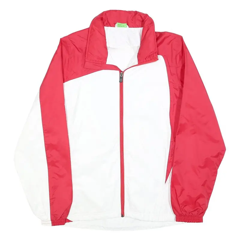 Erima Mens Red & White Suisse Zip Jacket M Polyester Blend Plain Sportswear 1