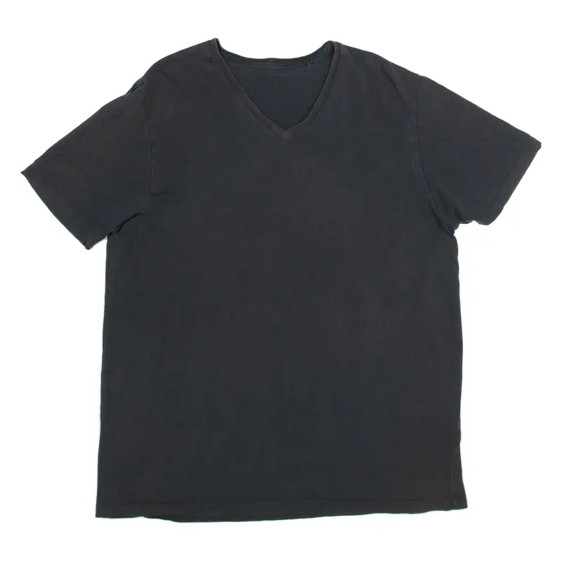 Esprit Mens T-Shirt Black V-Neck L 1