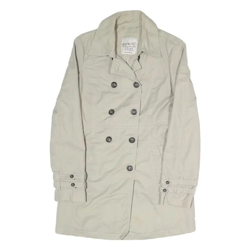 Esprit Womens Beige Button Jacket Uk 10 Polyester Blend Classic Timeless 1
