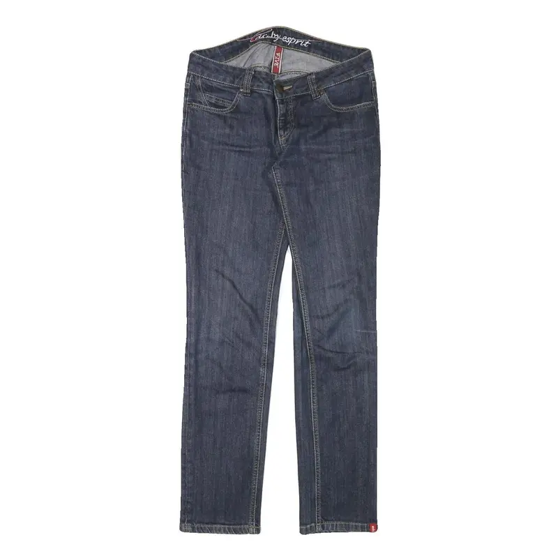 Esprit Womens Jeans Blue Slim Skinny Denim Medium W30 L30 Embroidered Pocket 1
