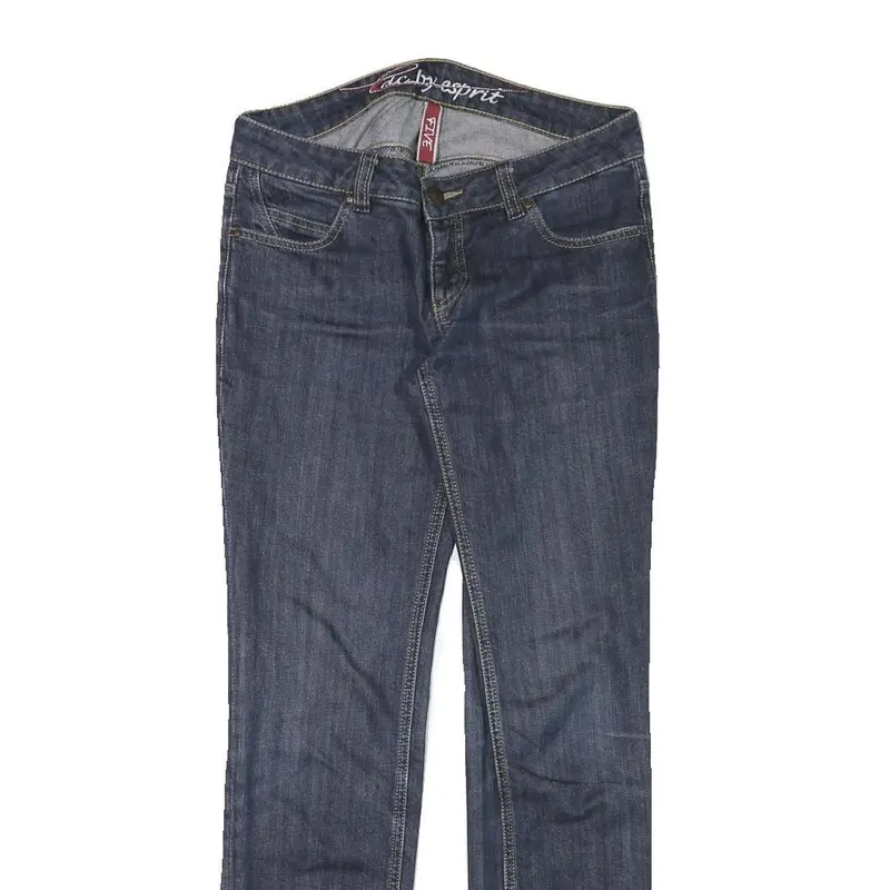 Esprit Womens Jeans Blue Slim Skinny Denim Medium W30 L30 Embroidered Pocket 2