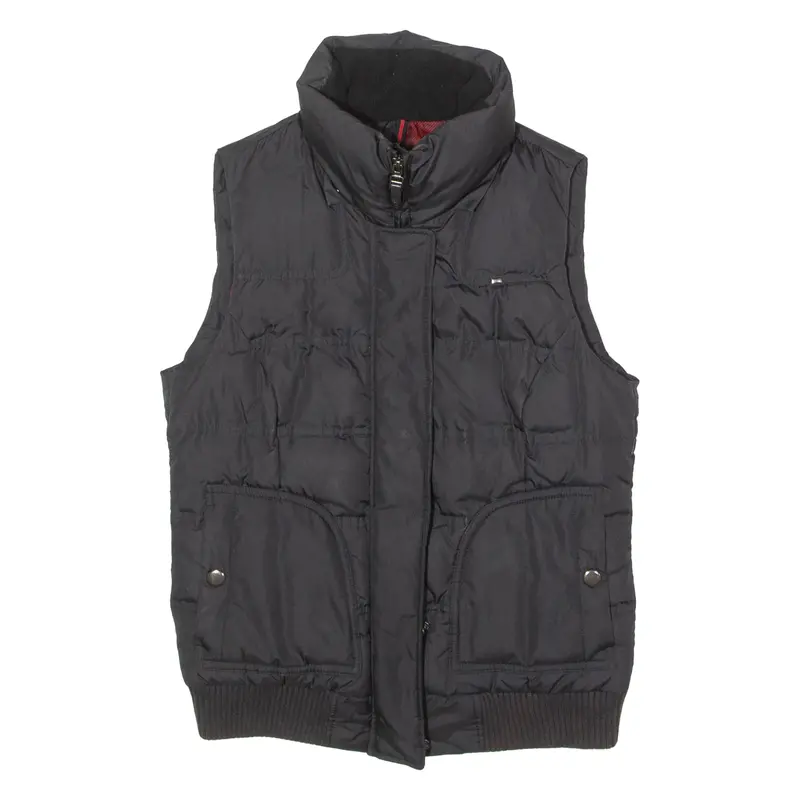 Esprit Womens Puffer Gilet Black Uk 10 1