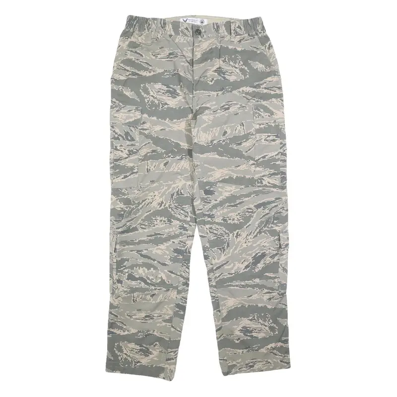 Excel Manufacturing Mens Cotton Blend Camouflage Regular Straight Trousers W36 1
