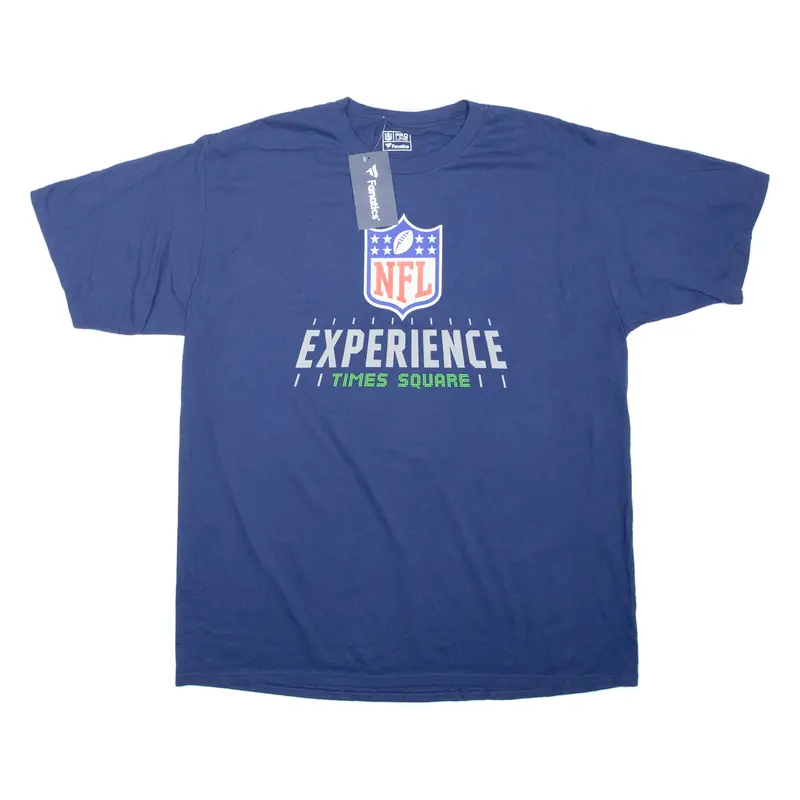 Fanatics Experience Times Square Mens T-Shirt Blue L 1