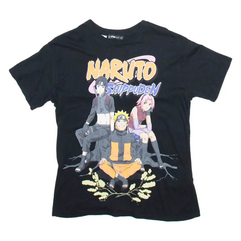 Fb Sister's Haruto Shippuden Womens T-Shirt Black Xs 1
