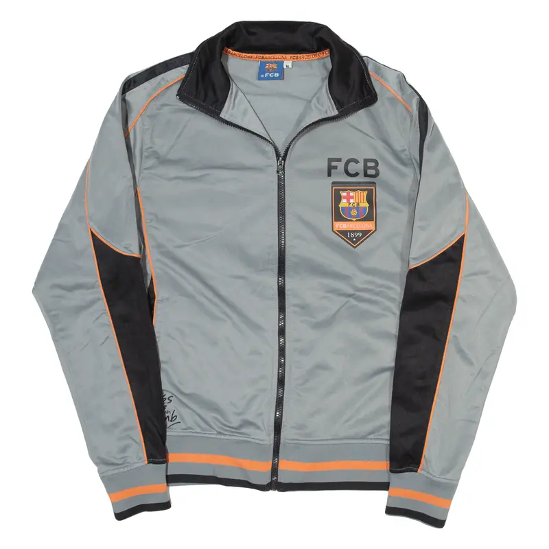 Fcb Mens Track Jacket Black M 1