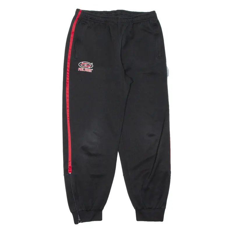 Feel Free Mens Joggers Black Tapered S W30 L29 1