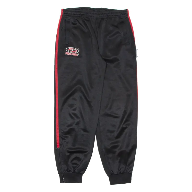 Feel Free Mens Track Pants Black Tapered Xs W26 L28 1