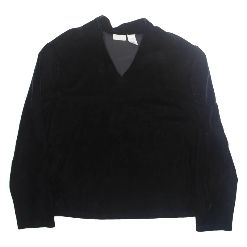 Field Gear Womens Blouse Black Long Sleeve Xl 1