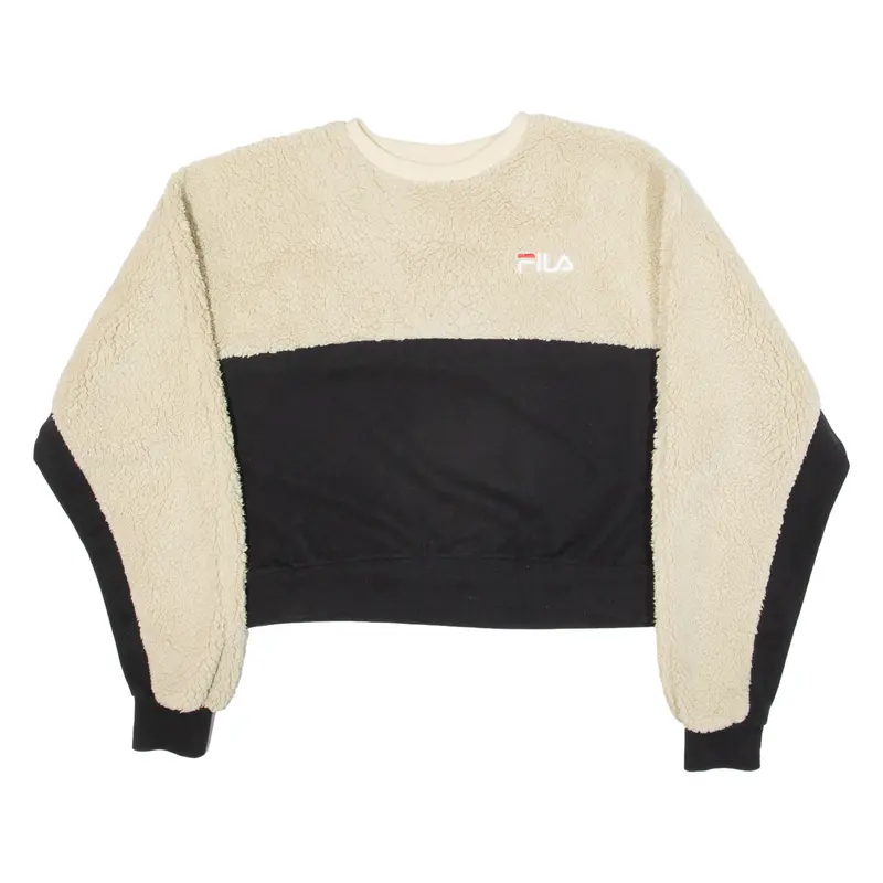Fila Cropped Womens Sweatshirt Black M 1