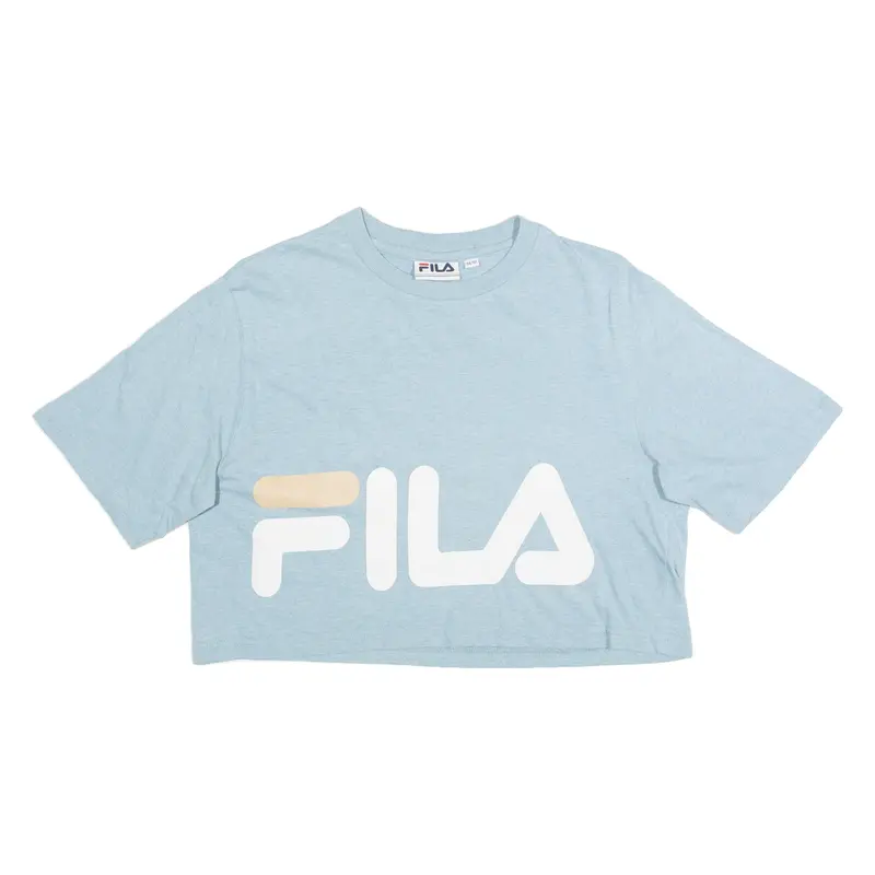 Fila Cropped Womens T-Shirt Blue M 1