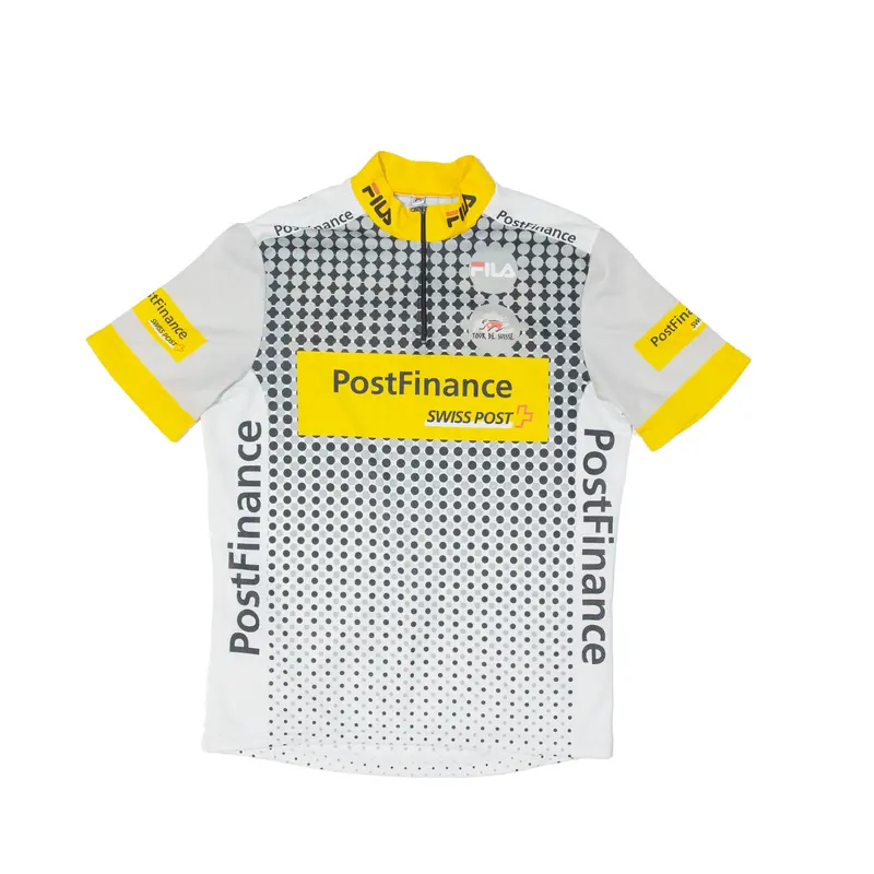 Fila Cycling Mens Jersey Grey 1/4 Zip M 1
