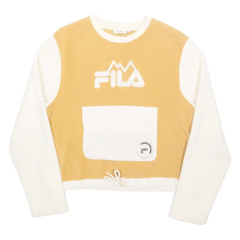 Fila Fleece Womens Sweatshirt Brown S 1