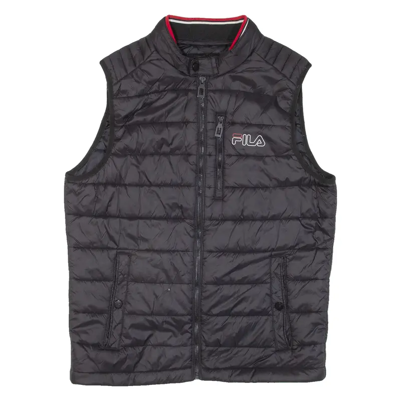 Fila Insulated Mens Puffer Gilet Black S 1
