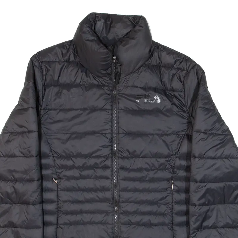 Fila Insulated Womens Puffer Jacket Black Xs 2