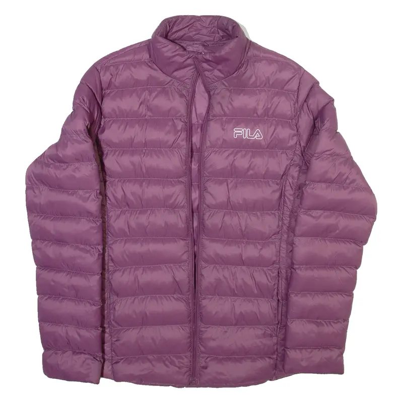 Fila Insulated Womens Puffer Jacket Purple M 1