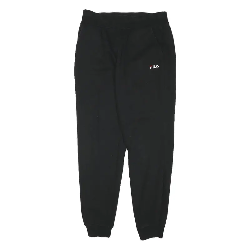 Fila Mens Joggers Black S W28 L28 Slim Tapered Comfort Sports Casual Wear 1