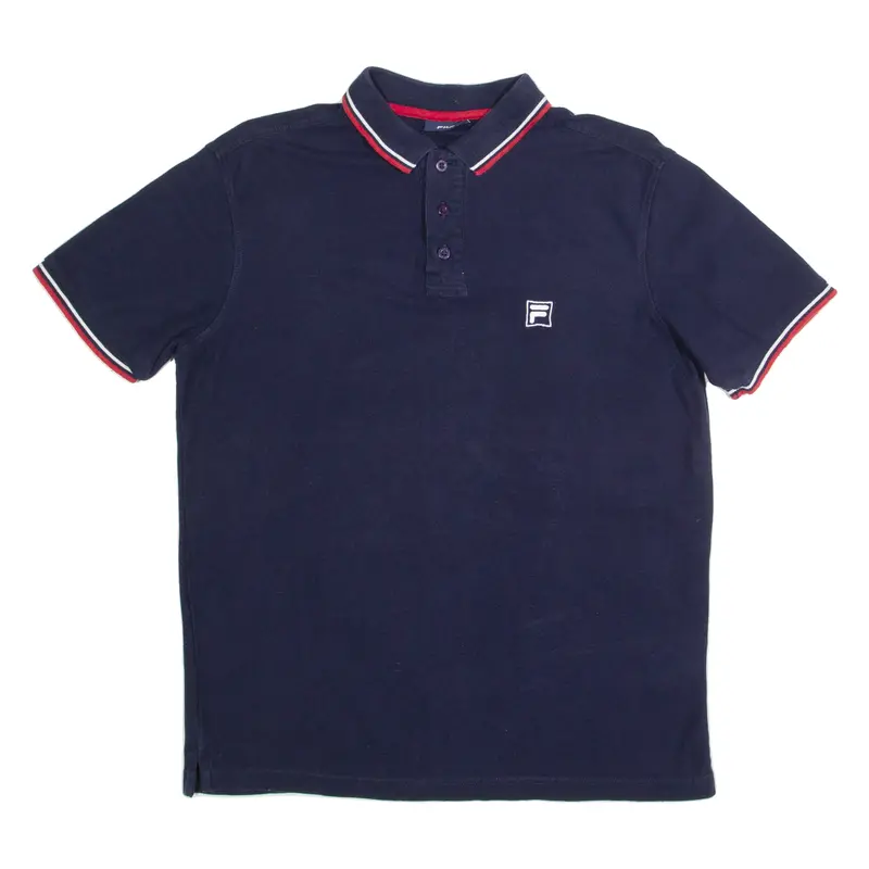 Fila Mens Polo Shirt Blue S 1