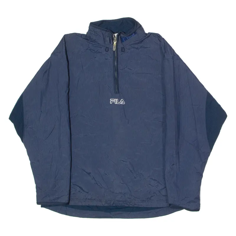 Fila Mens Pullover Jacket Blue S 1